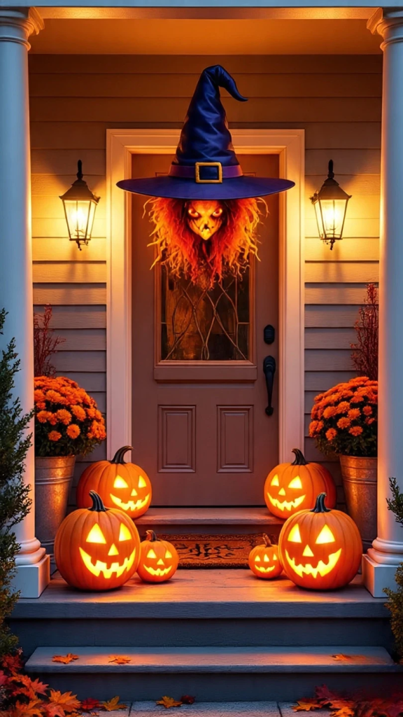 Scary Halloween Front Porch