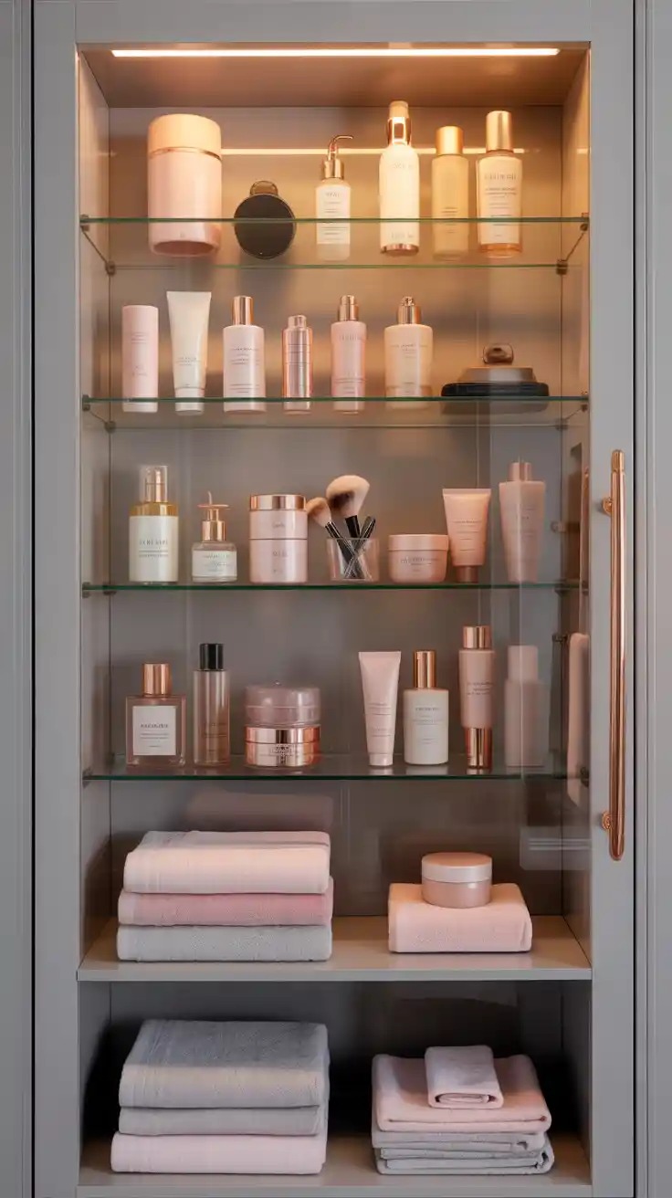 Gym and fitness gear holder behind door with yoga straps and resistance bands