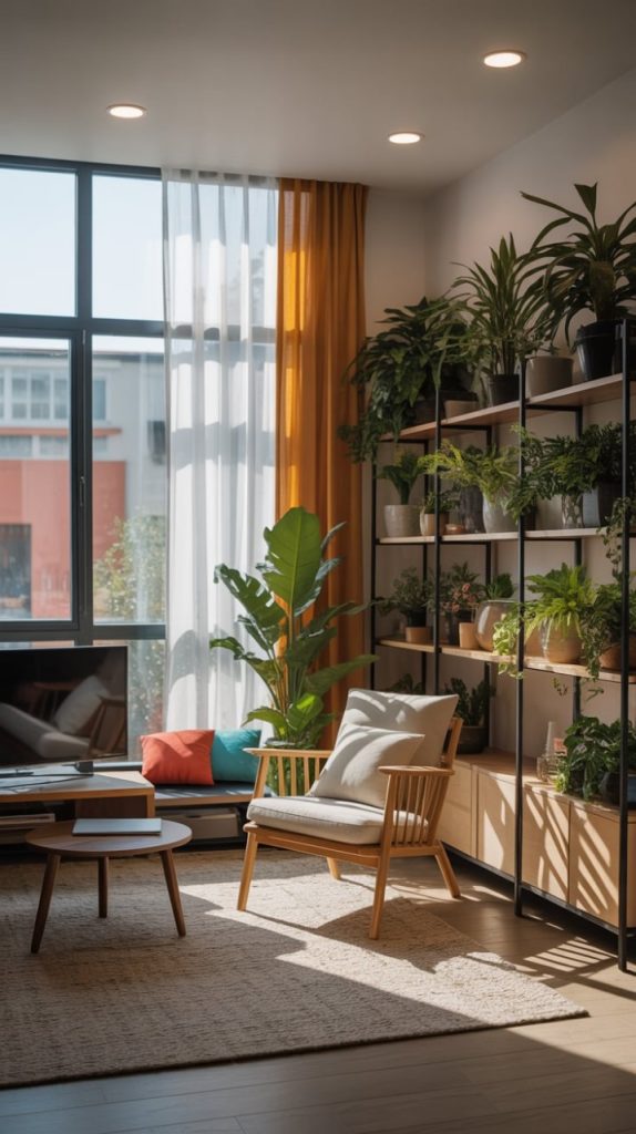 living room empty corner ideas