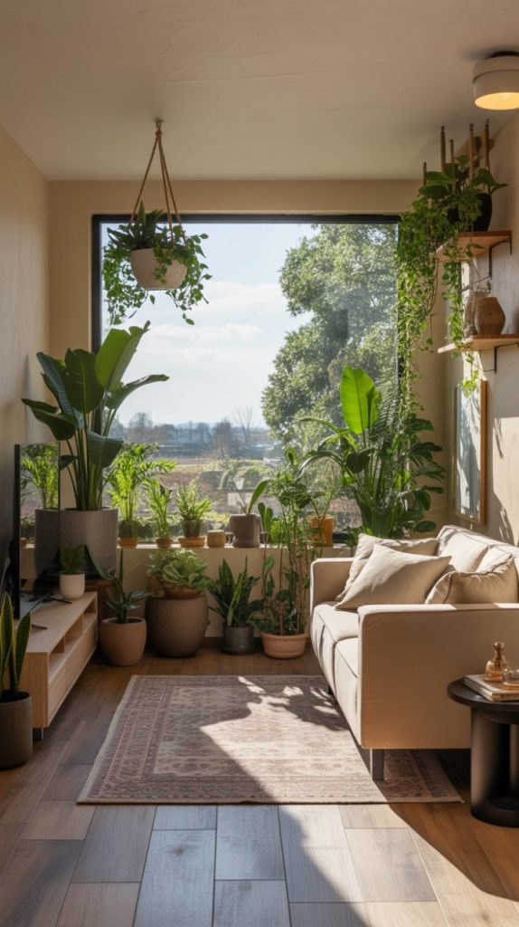 plant-filled apartments