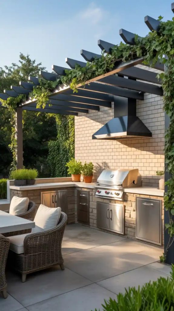 Handmade wooden outdoor dining benches