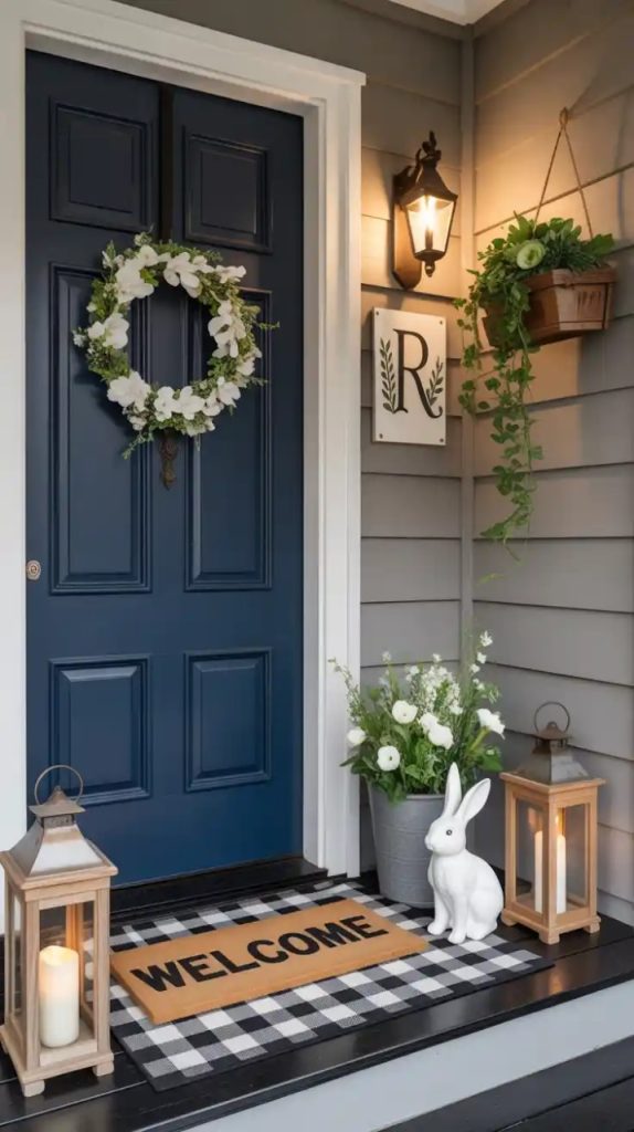 DIY porch sign saying Home Sweet Home