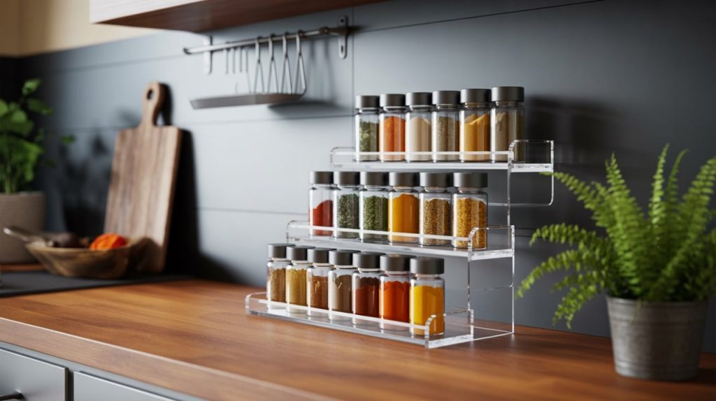 Drawer dividers keeping utensils neatly arranged
