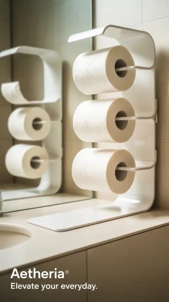 Quirky animal-shaped toilet paper holder