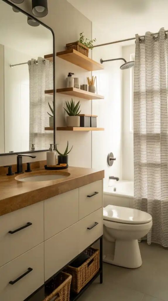 Small bathroom marble makeover under $15,000