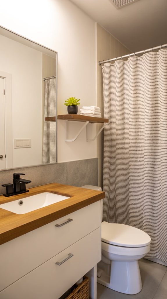 Minimalist chic bathroom under $7,000 design