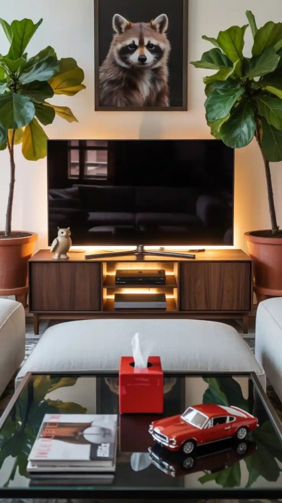 empty fireplace styling