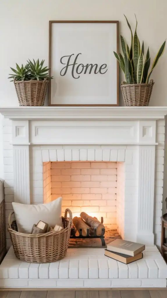 Creative Ideas to Decorate an Unused Fireplace
