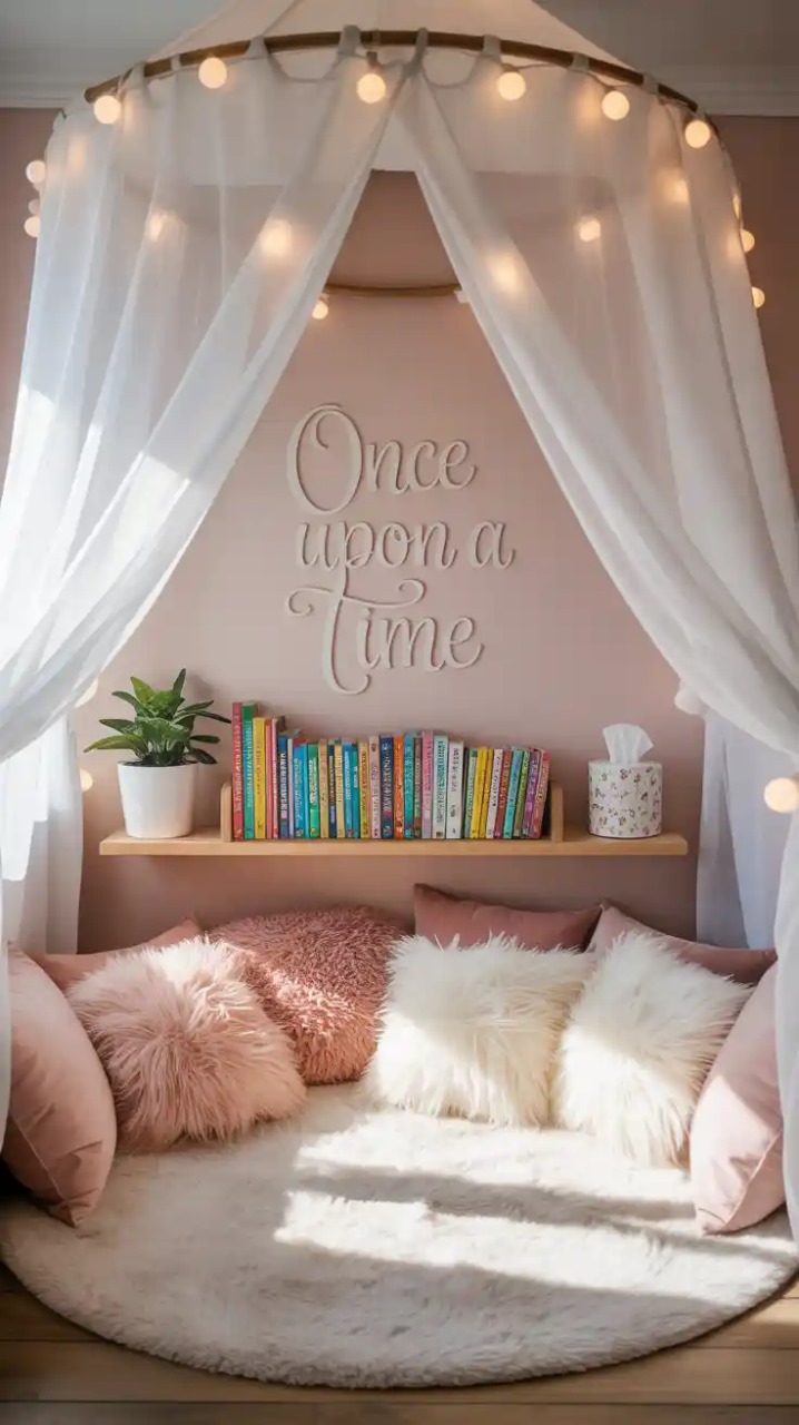 Bedroom music corner with guitar and stand