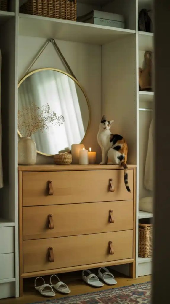 makeup vanity styling