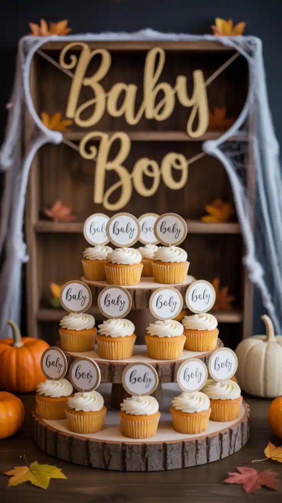 fall in love baby shower theme design