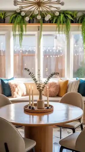 eclectic coffee table styling