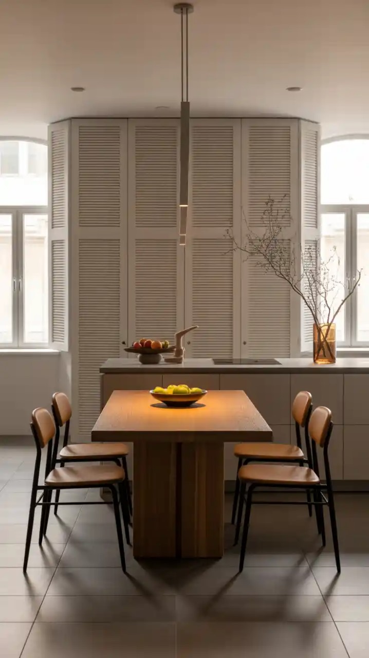 Transitional kitchen bar with shaker cabinets and stone top