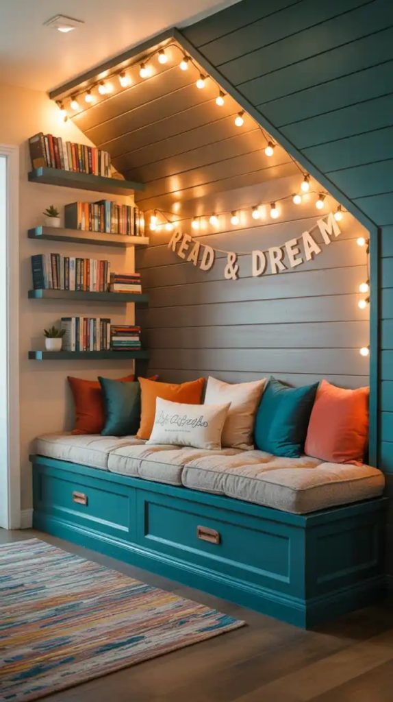 cozy reading corner