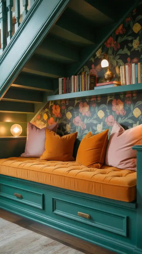 under stairs reading nook ideas for kids