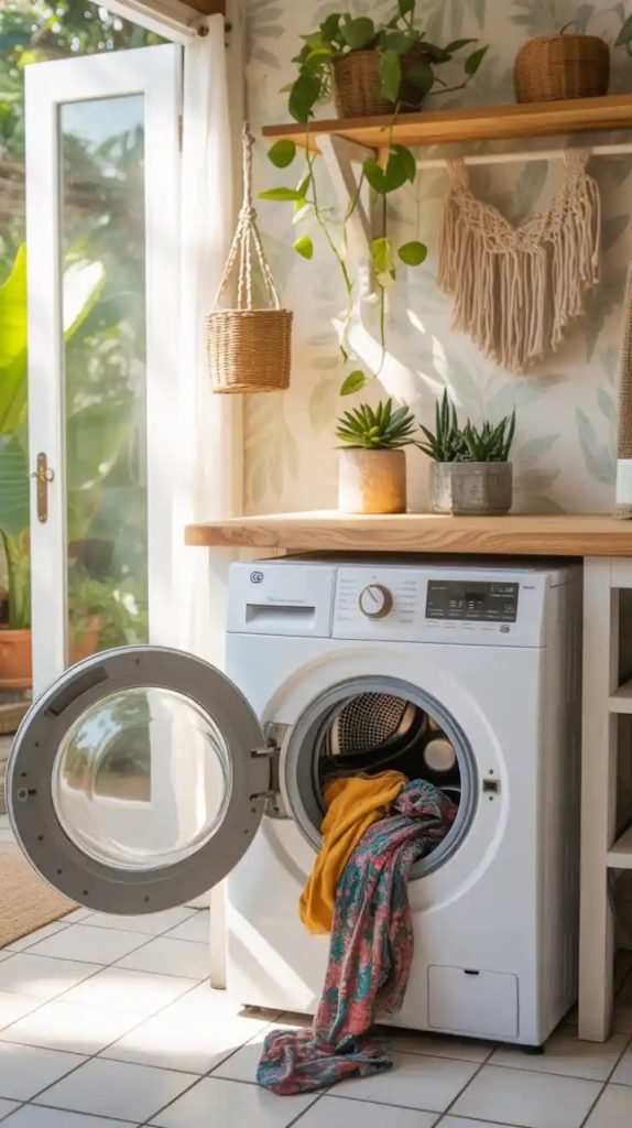 laundry room mural ideas