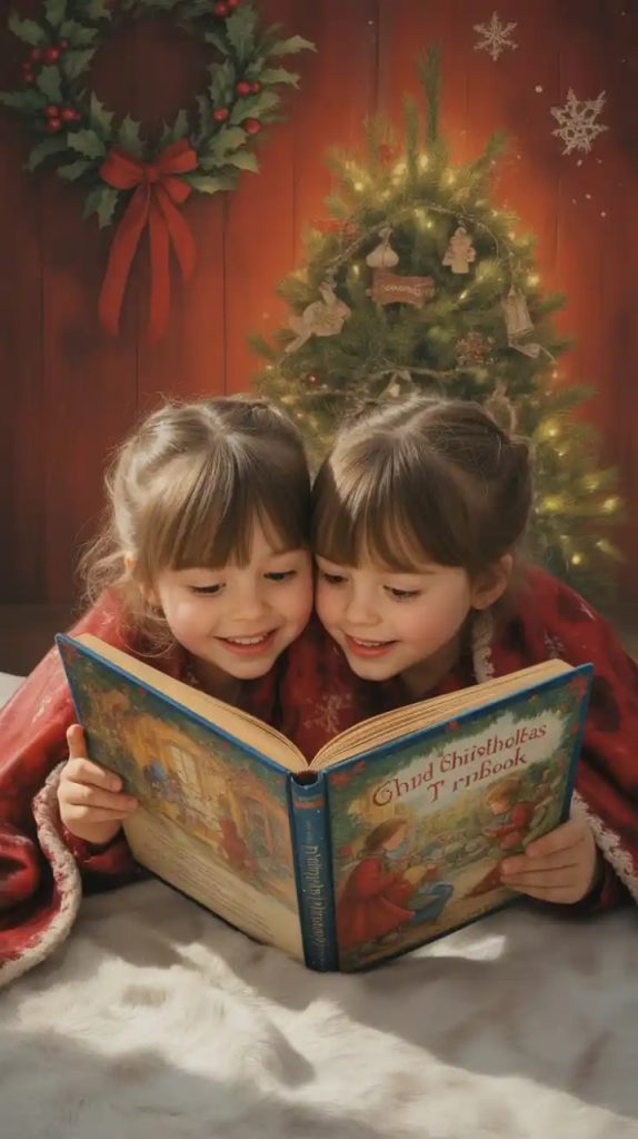 Natural pine Christmas tree decorated with rustic ornaments