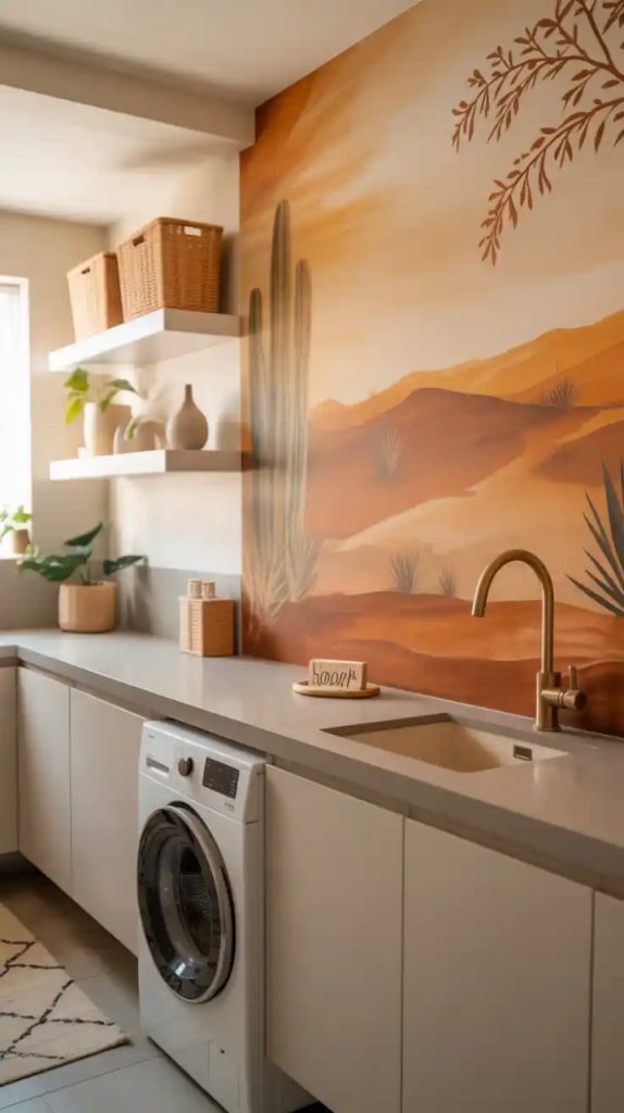 bohemian laundry storage