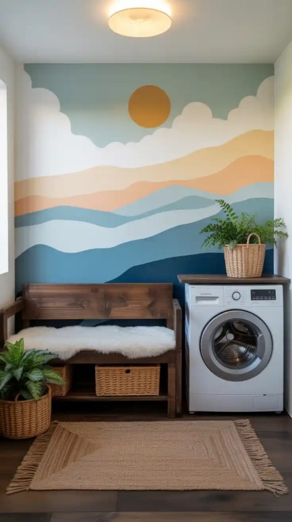 boho laundry room ideas