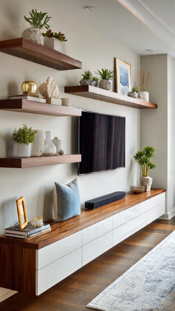 Shoe racks under stair mudroom design